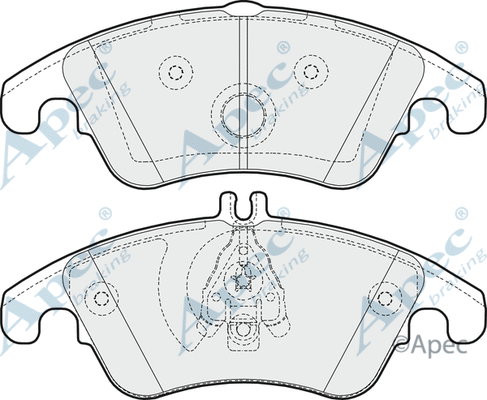 Brake Pad Set, disc brake (PAD1620)