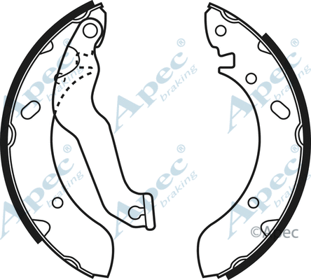 Brake Shoe Set (SHU522)
