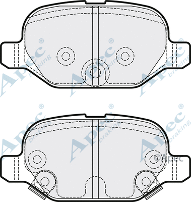 Brake Pad Set, disc brake (PAD2058)
