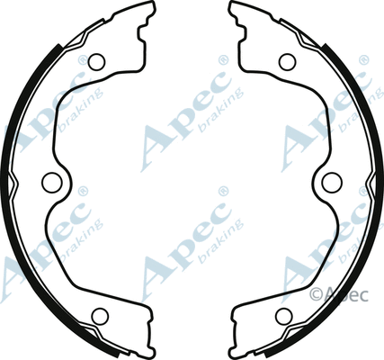 Brake Shoe Set, parking brake (SHU818)