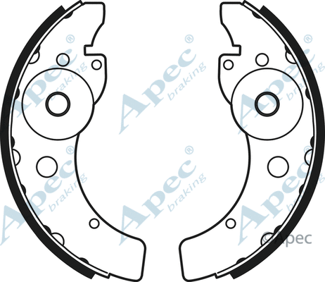 Brake Shoe Set (SHU716)