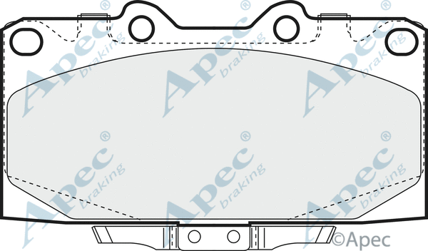 Brake Pad Set, disc brake (PAD1304)