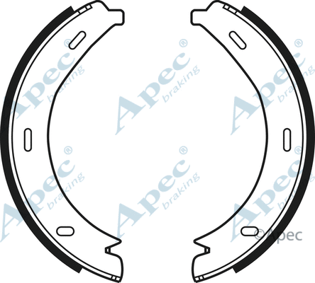 Brake Shoe Set, parking brake (SHU641)