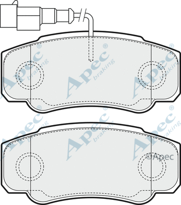 Brake Pad Set, disc brake (PAD1554)