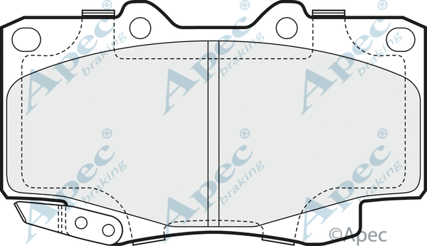 Brake Pad Set, disc brake (PAD1600)
