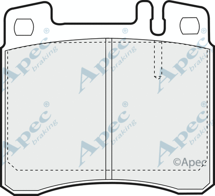 Brake Pad Set, disc brake (PAD760)