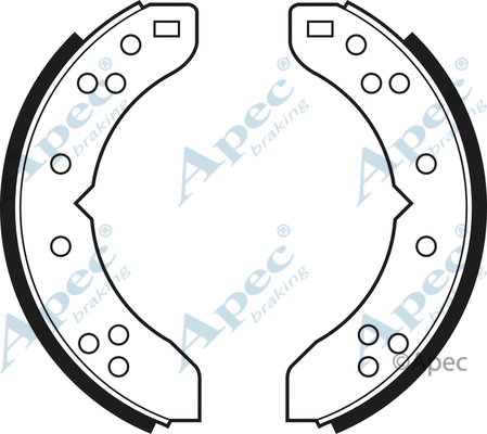 Brake Shoe Set (SHU250)