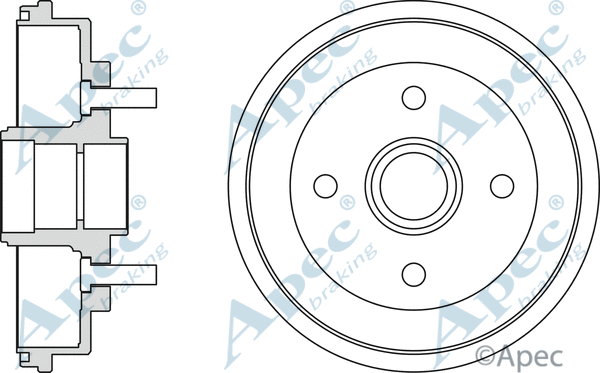 Brake Drum (DRM9166)