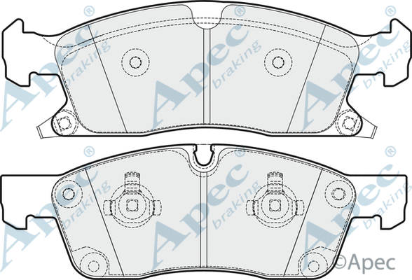 Brake Pad Set, disc brake (PAD1770)