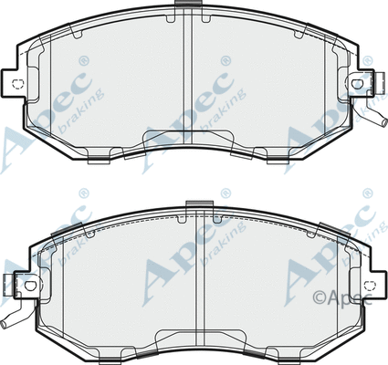 Brake Pad Set, disc brake (PAD1868)