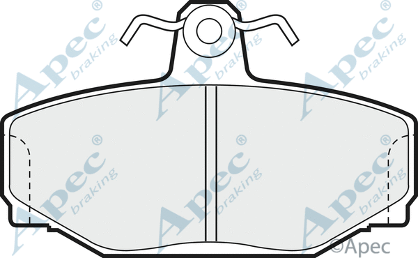Brake Pad Set, disc brake (PAD644)