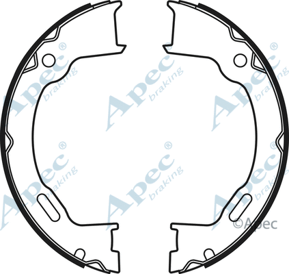 Brake Shoe Set, parking brake (SHU715)