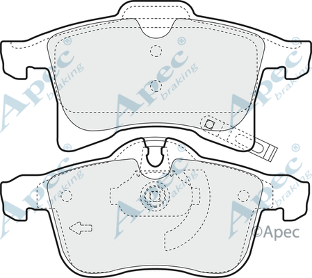 Brake Pad Set, disc brake (PAD1348)