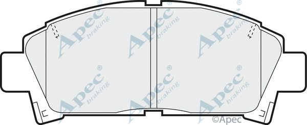 Brake Pad Set, disc brake (PAD799)