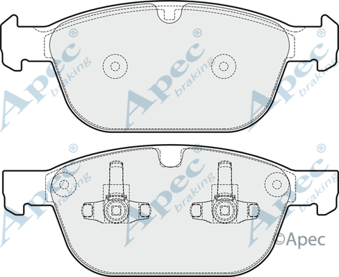 Brake Pad Set, disc brake (PAD1719B)