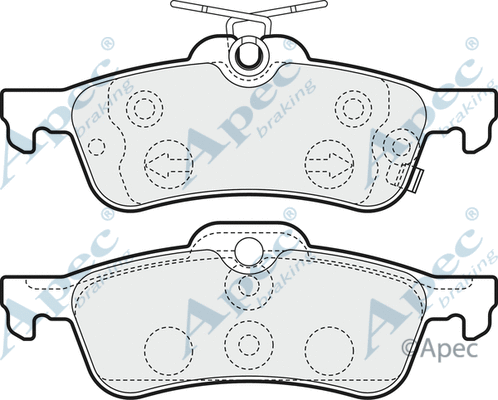 Brake Pad Set, disc brake (PAD1552)