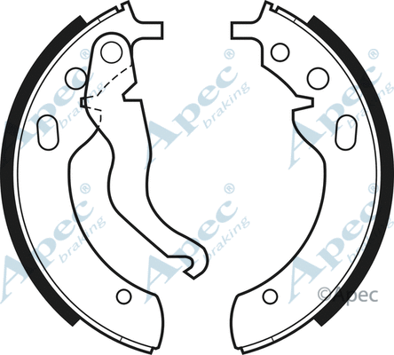 Brake Shoe Set (SHU4)