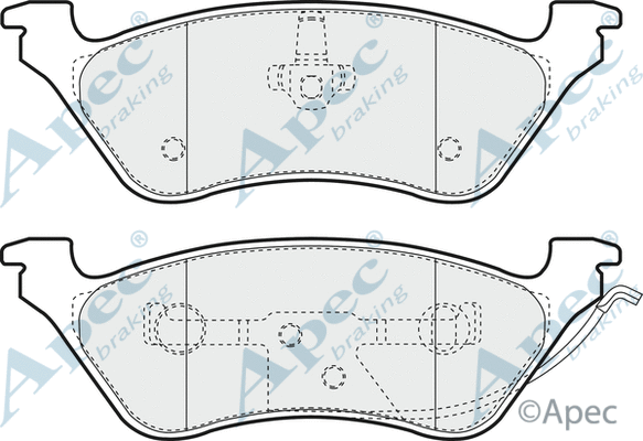 Brake Pad Set, disc brake (PAD1218)