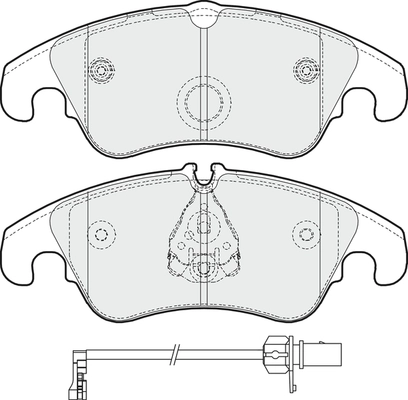 Brake Pad Set, disc brake (PD3362)