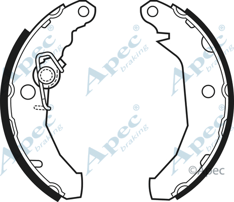 Brake Shoe Set (SHU347)