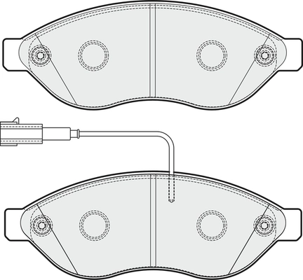 Brake Pad Set, disc brake (PD3354)