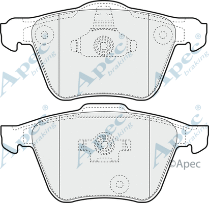 Brake Pad Set, disc brake (PAD1335)