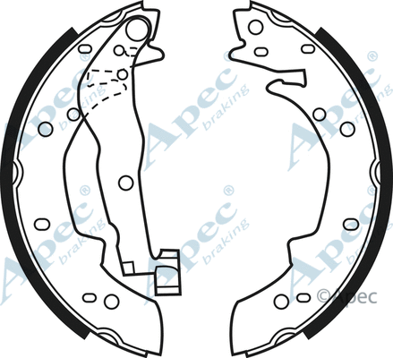 Brake Shoe Set (SHU524)