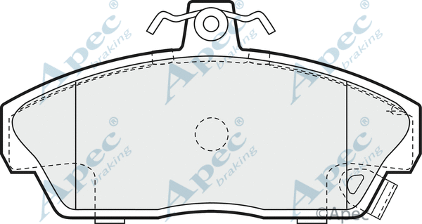 Brake Pad Set, disc brake (PAD1185)