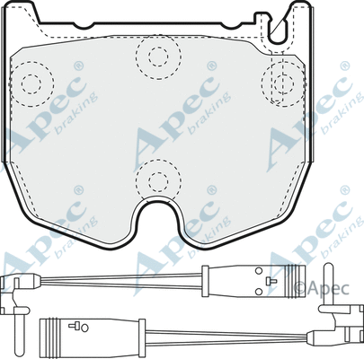 Brake Pad Set, disc brake (PAD1397)