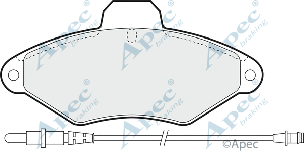 Brake Pad Set, disc brake (PAD803)