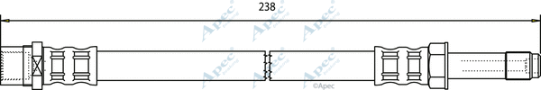 Brake Hose (HOS3602)