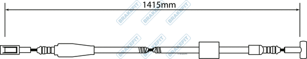 Cable Pull, parking brake (BBC3242)