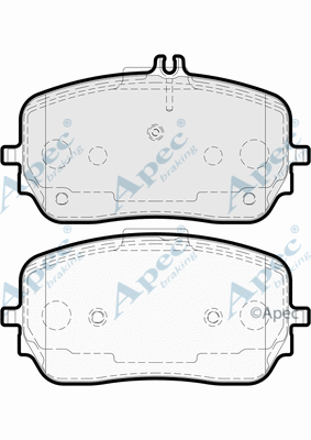 Brake Pad Set, disc brake (PAD2319)