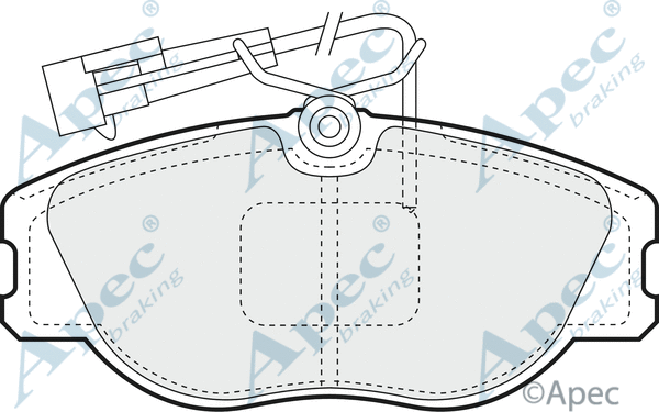 Brake Pad Set, disc brake (PAD826)