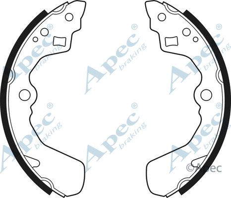 Brake Shoe Set (SHU483)