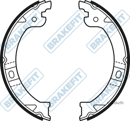Brake Shoe Set, parking brake (BSH1043)