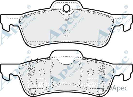 Brake Pad Set, disc brake (PAD1287)