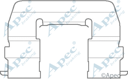 Accessory Kit, disc brake pad (KIT1133)