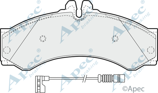Brake Pad Set, disc brake (PAD1632)