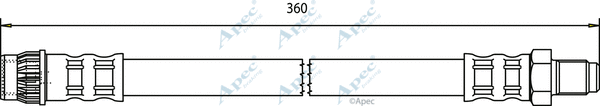 Brake Hose (HOS3744)