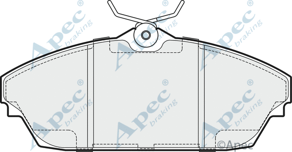 Brake Pad Set, disc brake (PAD1895)