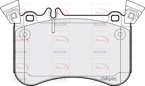 Brake Pad Set, disc brake (PAD2118B)