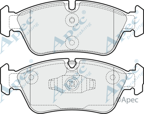 Brake Pad Set, disc brake (PAD1464)