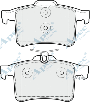 Brake Pad Set, disc brake (PAD1768)