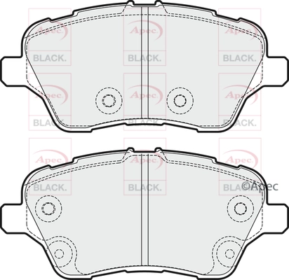 Brake Pad Set, disc brake (PAD1905B)