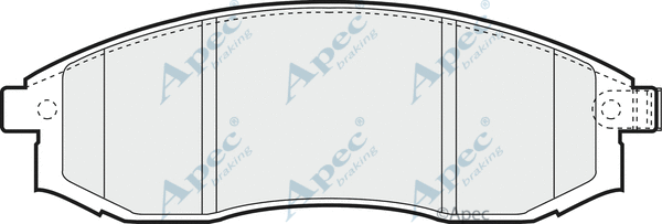 Brake Pad Set, disc brake (PAD1228)