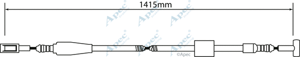 Cable Pull, parking brake (CAB1243)