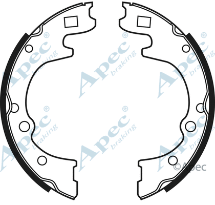 Brake Shoe Set (SHU558)