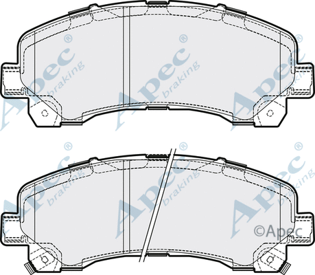 Brake Pad Set, disc brake (PAD1736)
