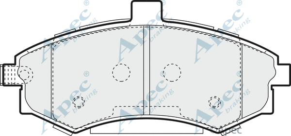 Brake Pad Set, disc brake (PAD1388)